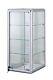Aluminum Framed Tempered Glass Counter Top Display Case with Shelves and Lock