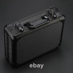 Aluminum Watches Storage Suitcase Display Mobile Partition With Flannelette Case