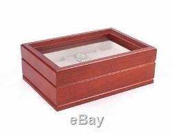 American Chest The Commander 10 Watch Box Storage Chest Display Case