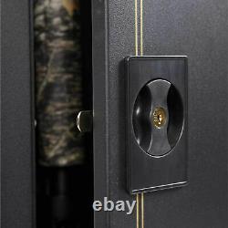 American Furniture Classics Rifle Metal Home Gun Safe Cabinet Storage (Open Box)
