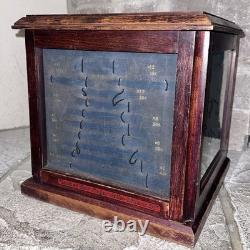 Antique 1800's Cabinet Display Case General Store Apothecary Burr Walnut Wood