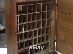 Antique 1800's Walnut Diamond Dyes Store Display Case