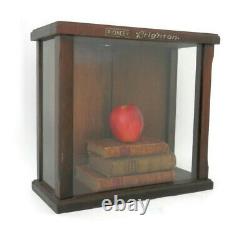 Antique Advertising Brighton Store Display Case for Mens Garters & Suspenders