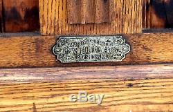 Antique American Oak Country Store Display Case, C. V. Hill & Co. & Joseph Knittel