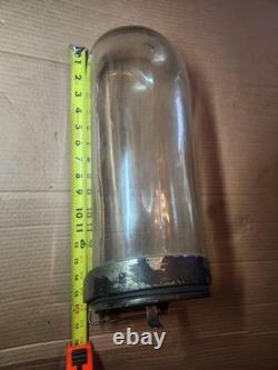 Antique American Panay Horizontal Show Jar Store Display Case Candy With Glass