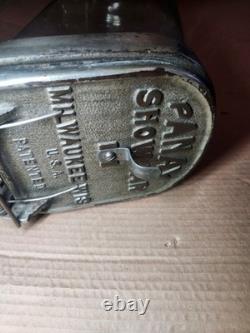 Antique American Panay Horizontal Show Jar Store Display Case Candy With Glass