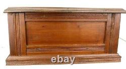 Antique CLARKS Sewing Spool Cotton Oak 2 Drawer Store Display Cabinet Original