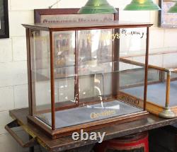 Antique Cadburys Chocolate Advertising Showcase General Store Display Case Candy