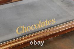 Antique Cadburys Chocolate Advertising Showcase General Store Display Case Candy