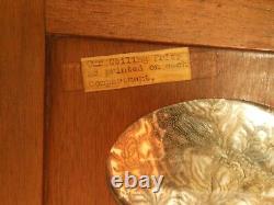 Antique Countertop Revolving Walnut Store Display Case Advertising Ace Combs