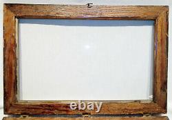 Antique Country Store Oak Wall Hanging Display Case Knife, Padlock, Hotel Key