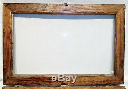 Antique Country Store Oak Wall Hanging Display Case Knife, Padlock, Hotel Key