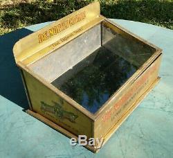 Antique De Nobili Cigar Co. Glass LID Store Counter Cigar Display Case