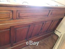 Antique Display Case Counter Cabinet, Store Counter Showcase, Mercantile Cabinet