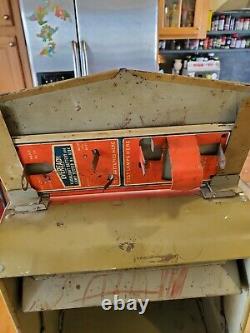 Antique Eveready Flashlight Battery & Bulb Store Display Case