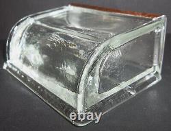 Antique General Store Countertop Curved Front Show Case Glass Candy Container