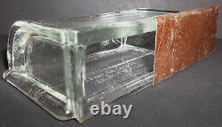 Antique General Store Countertop Curved Front Show Case Glass Candy Container