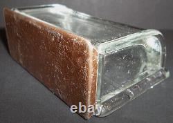 Antique General Store Countertop Curved Front Show Case Glass Candy Container