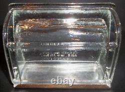 Antique General Store Countertop Curved Front Show Case Glass Candy Container