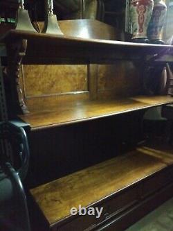 Antique General Store Wooden Display Cabinet