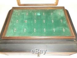 Antique HICKOK JEWELRY COUNTER TOP STORE DISPLAY CASE with Two (2) Drawers