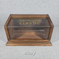 Antique Hickory Elastic A. Stein & Company Store Display Case 1900s Industrial