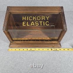 Antique Hickory Elastic A. Stein & Company Store Display Case 1900s Industrial
