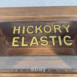 Antique Hickory Elastic A. Stein & Company Store Display Case 1900s Industrial