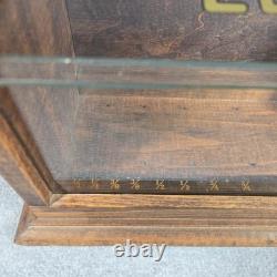 Antique Hickory Elastic A. Stein & Company Store Display Case 1900s Industrial