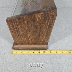 Antique Hickory Elastic A. Stein & Company Store Display Case 1900s Industrial