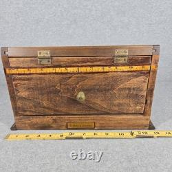 Antique Hickory Elastic A. Stein & Company Store Display Case 1900s Industrial