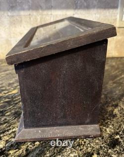 Antique Hickory Elastic Display Case General Store Counter Fixture Thread