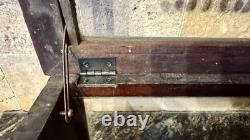 Antique Hickory Elastic Display Case General Store Counter Fixture Thread