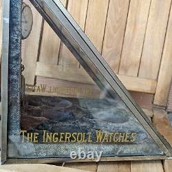 Antique Ingersoll Dollar Watch Glass Case Store Display