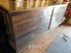 Antique NOT OAK ORIGINAL GLASS COUNTRY STORE DISPLAY/SHOWCASE, FROM LENOIR N C