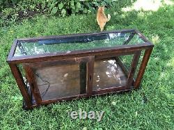 Antique Oak Candy Store General Store Countertop Display Case The Sun Mfg Co