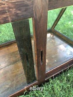 Antique Oak Candy Store General Store Countertop Display Case The Sun Mfg Co