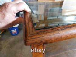 Antique Oak Store Showcase, 6 Feet Long, Detroit Show Case Co. (PICK-UP ONLY!)