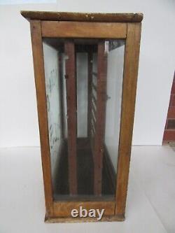 Antique Original Condition H. Kerns Country Store Pie Display Case