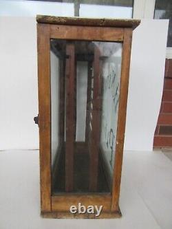 Antique Original Condition H. Kerns Country Store Pie Display Case