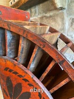 Antique Pair Of General Store Sack Holders From The 1800's Original Stenciling