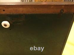 Antique Small Slant Front Display Case Country Store Countertop-nice Condition