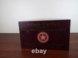 Antique Star Twist Mercerized Sewing Thread Display Store Case 1920s American