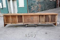 Antique Store Counter Bar Wood Countertop Kitchen island primitive country