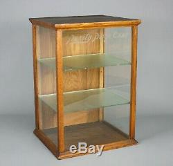 Antique Store Display Case, Purity Prize Cake, Oak & Glass, Early 20th Century