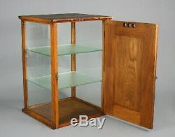 Antique Store Display Case, Purity Prize Cake, Oak & Glass, Early 20th Century