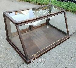 Antique Sun MFG Co Glass Showcase Country General Store Counter Top Display Case