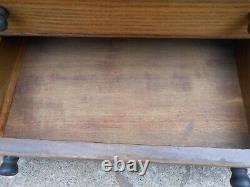 Antique Victorian 2 Drawer Spool / Apothecary Country Store Cabinet/display