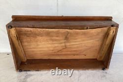 Antique Vintage Wooden Glass General Store Display Case Box