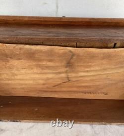 Antique Vintage Wooden Glass General Store Display Case Box